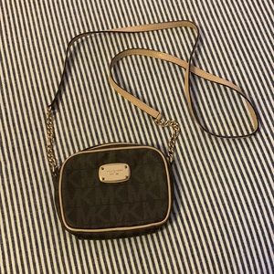 Michael Kor’s Brown Small Crossbody Bag — Gently Used!